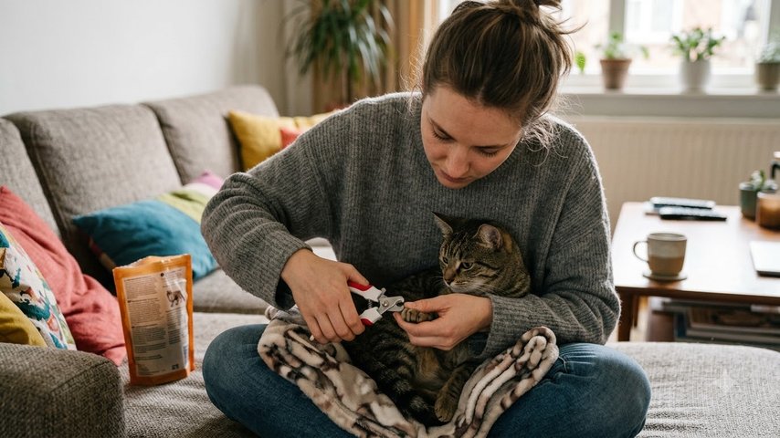 Как подстричь когти кошке дома и не превратить процедуру в стресс